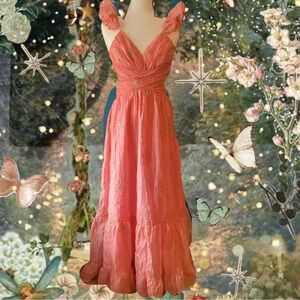 Storia Coral Maxi Dress